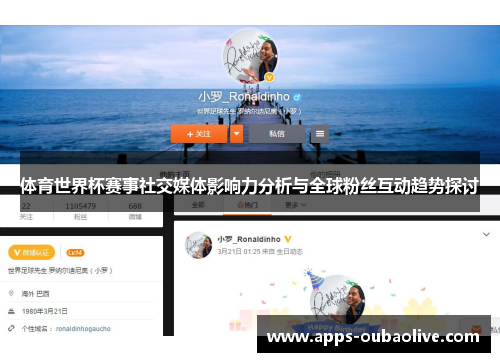 体育世界杯赛事社交媒体影响力分析与全球粉丝互动趋势探讨