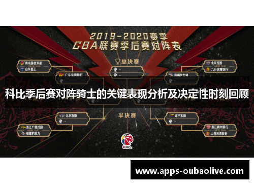 科比季后赛对阵骑士的关键表现分析及决定性时刻回顾